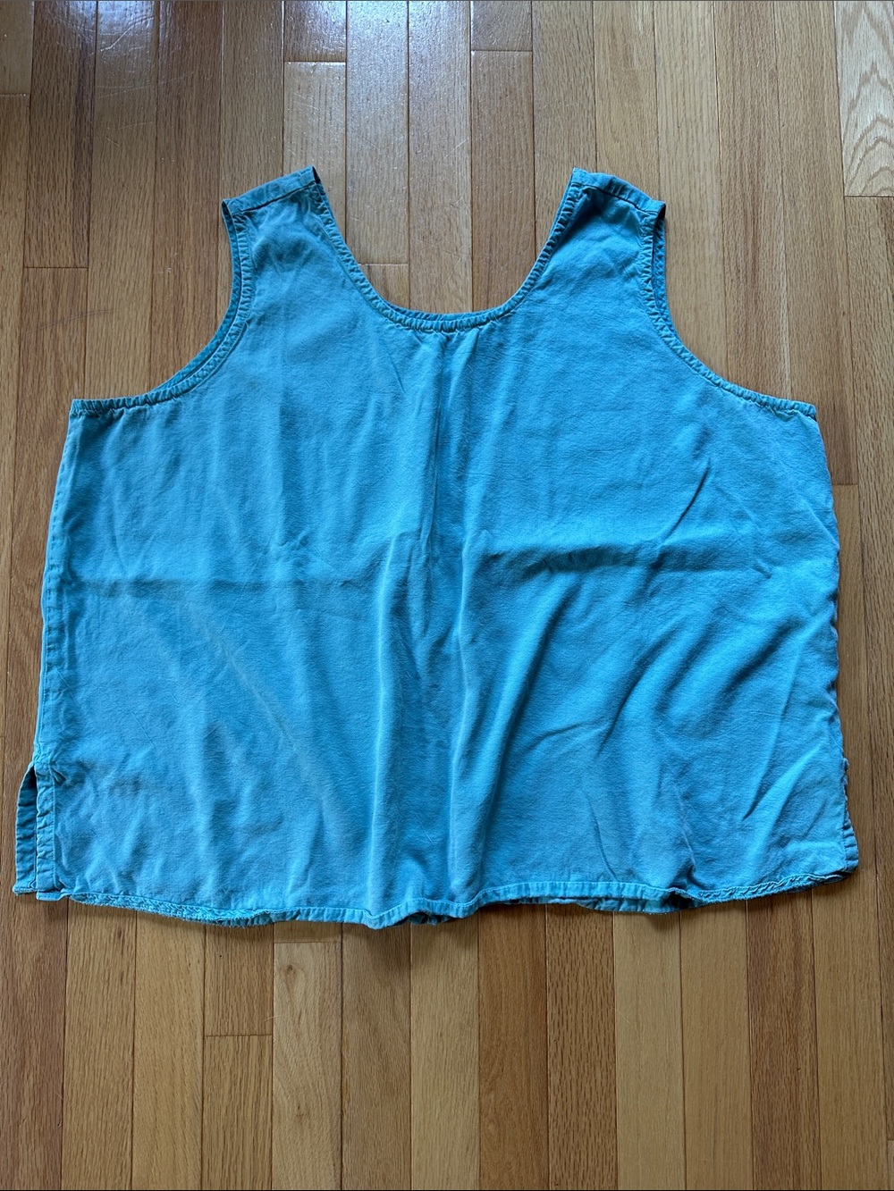 Light Blue Women's Scoop Neck Tank Top 3X